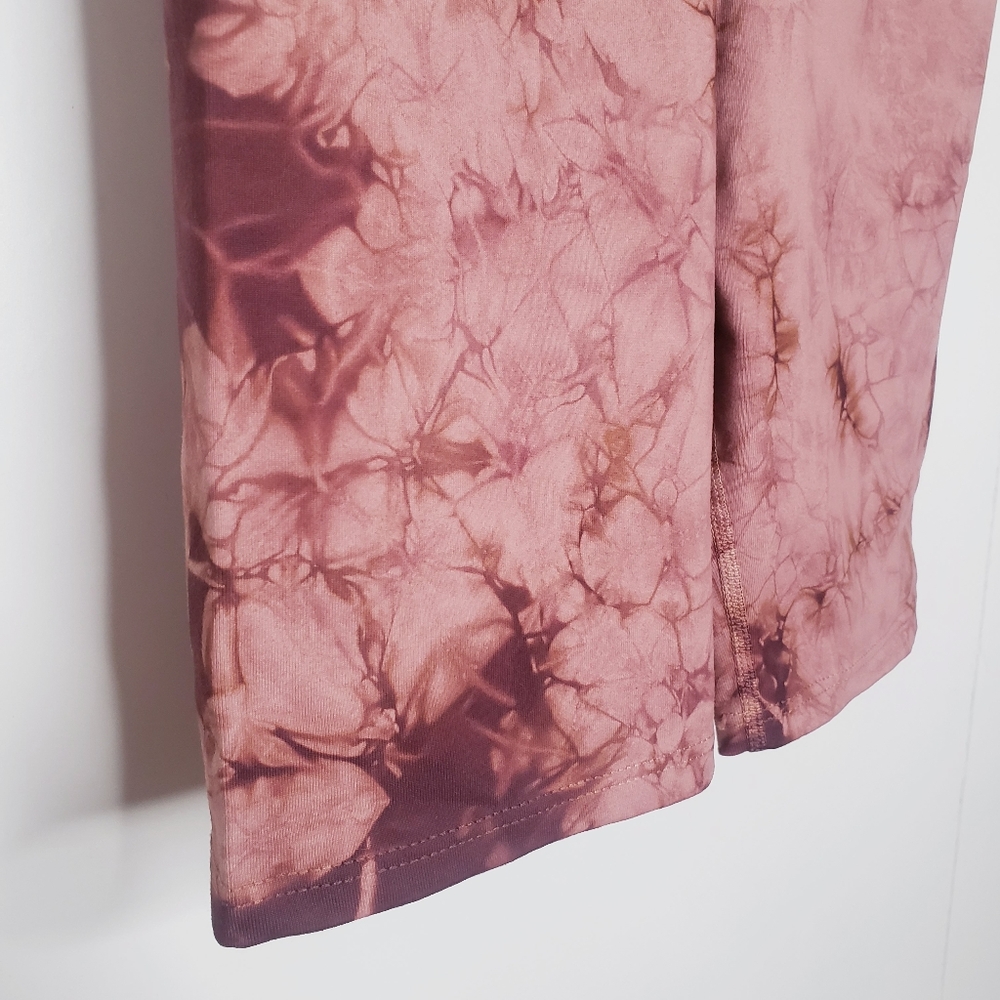 Electric & Rose tie dye high rise biker shorts small NWOT - Picture 3 of 5